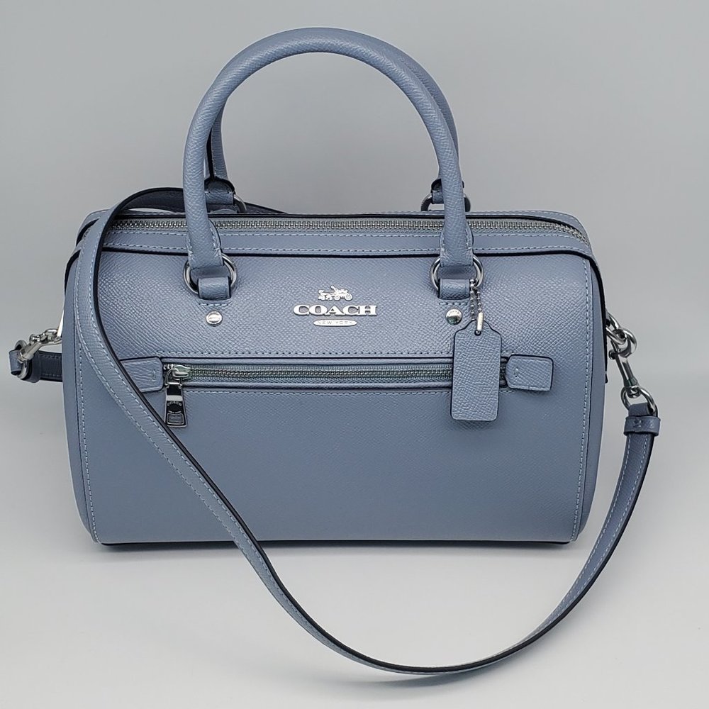 Coach Rowan Satchel 79946 Twlight Blue